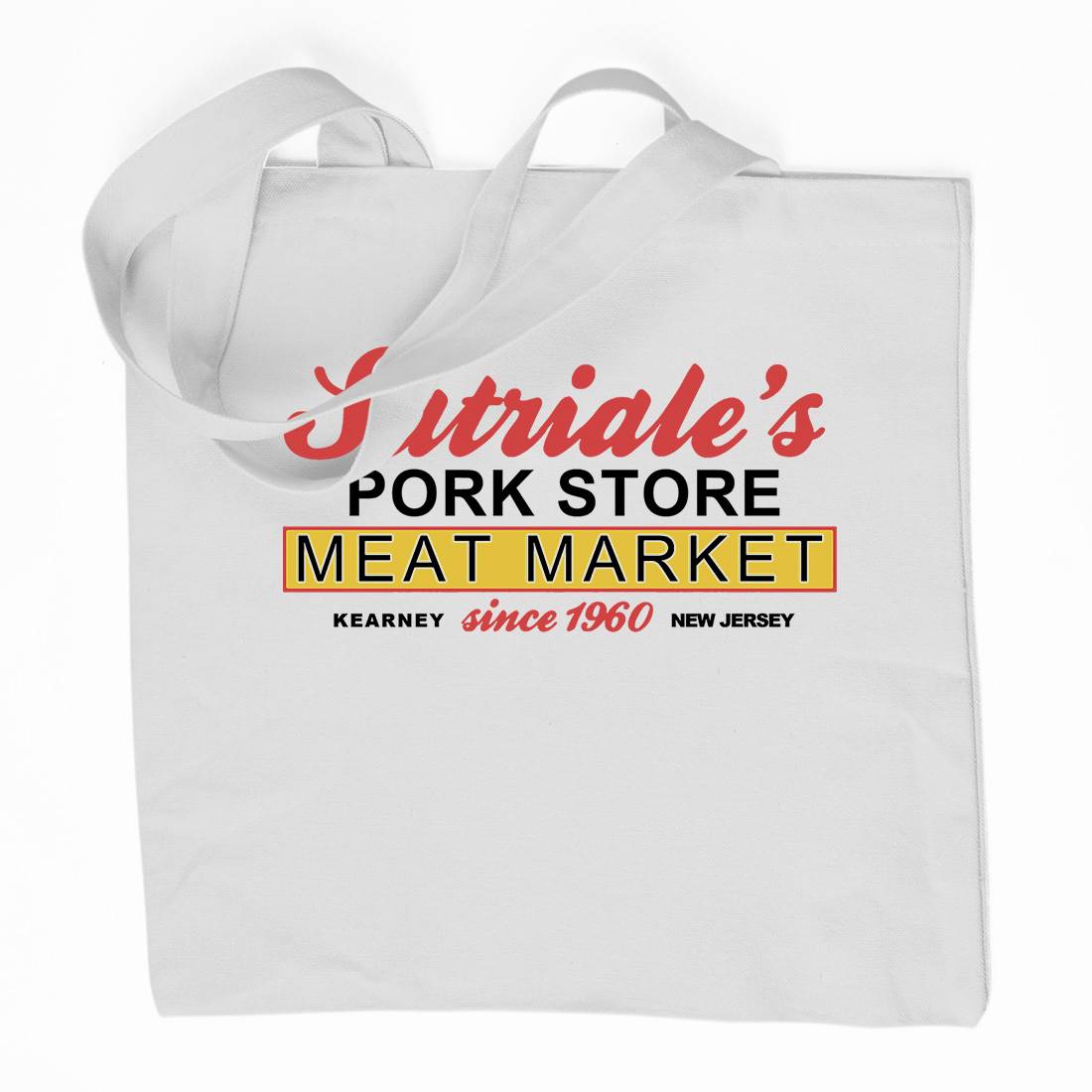 Satriale Meat Store Organic Premium Cotton Tote Bag Food D115