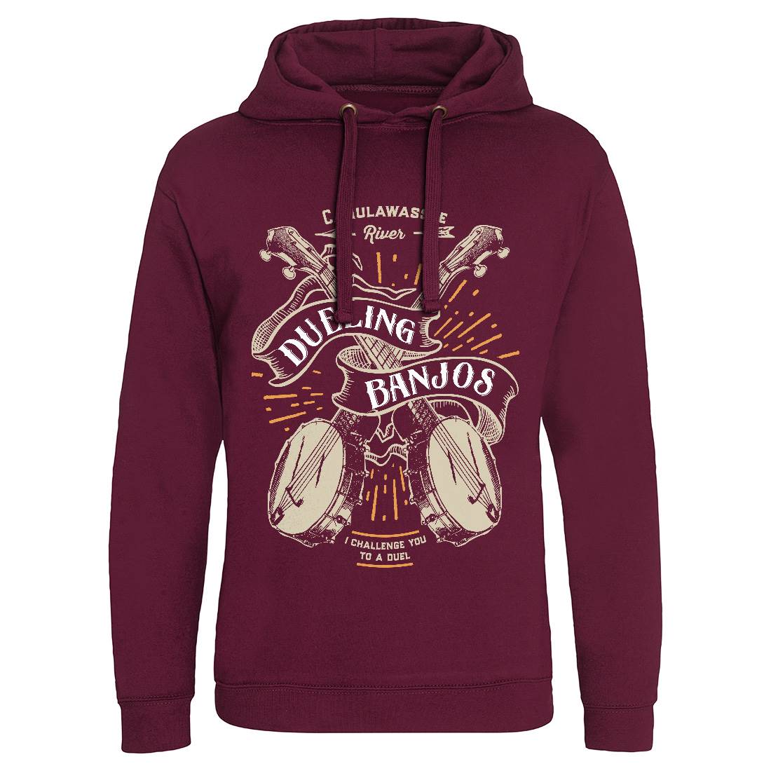 Dueling Banjos Mens Hoodie Without Pocket Horror D116
