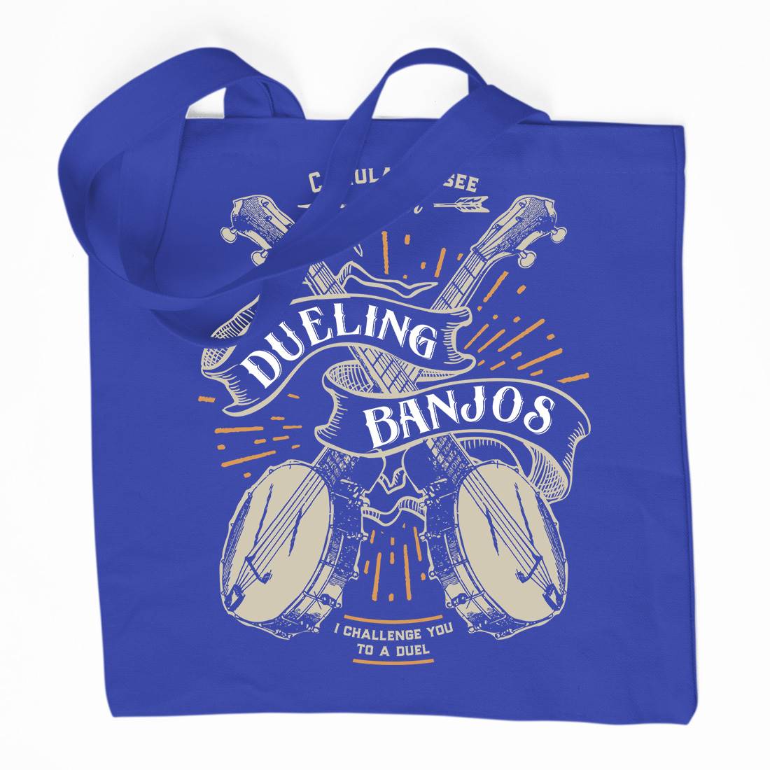 Dueling Banjos Organic Premium Cotton Tote Bag Horror D116