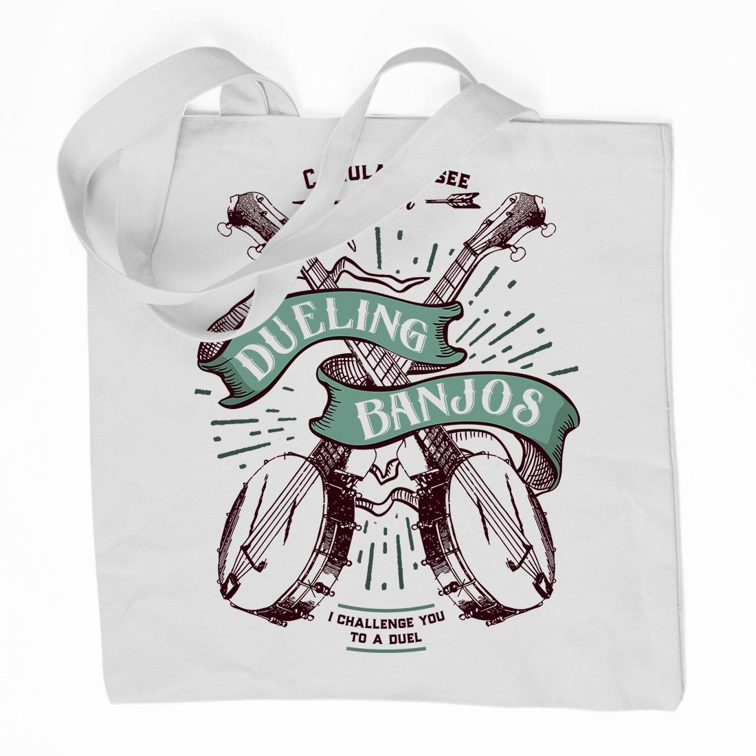 Dueling Banjos Organic Premium Cotton Tote Bag Horror D116