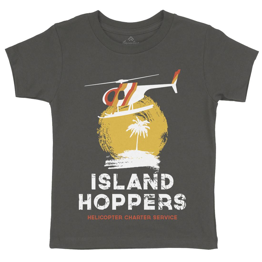 Island Hoppers Kids Crew Neck T-Shirt Vehicles D117