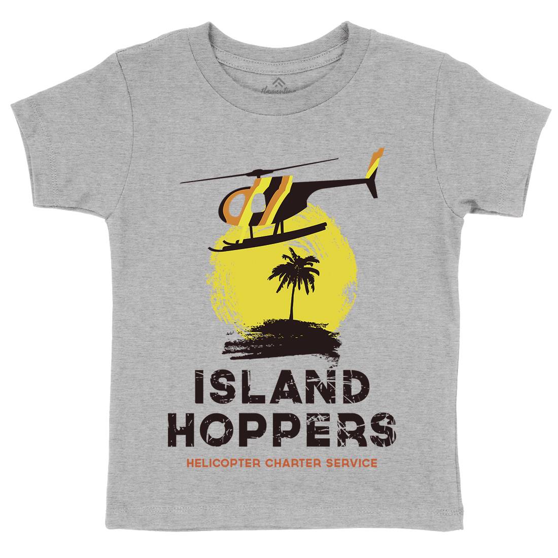 Island Hoppers Kids Crew Neck T-Shirt Vehicles D117