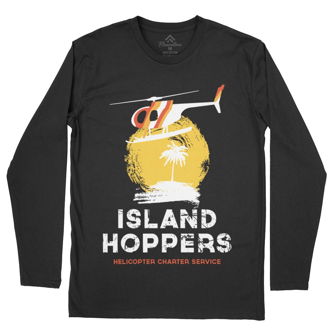 Island Hoppers Mens Long Sleeve T-Shirt Vehicles D117