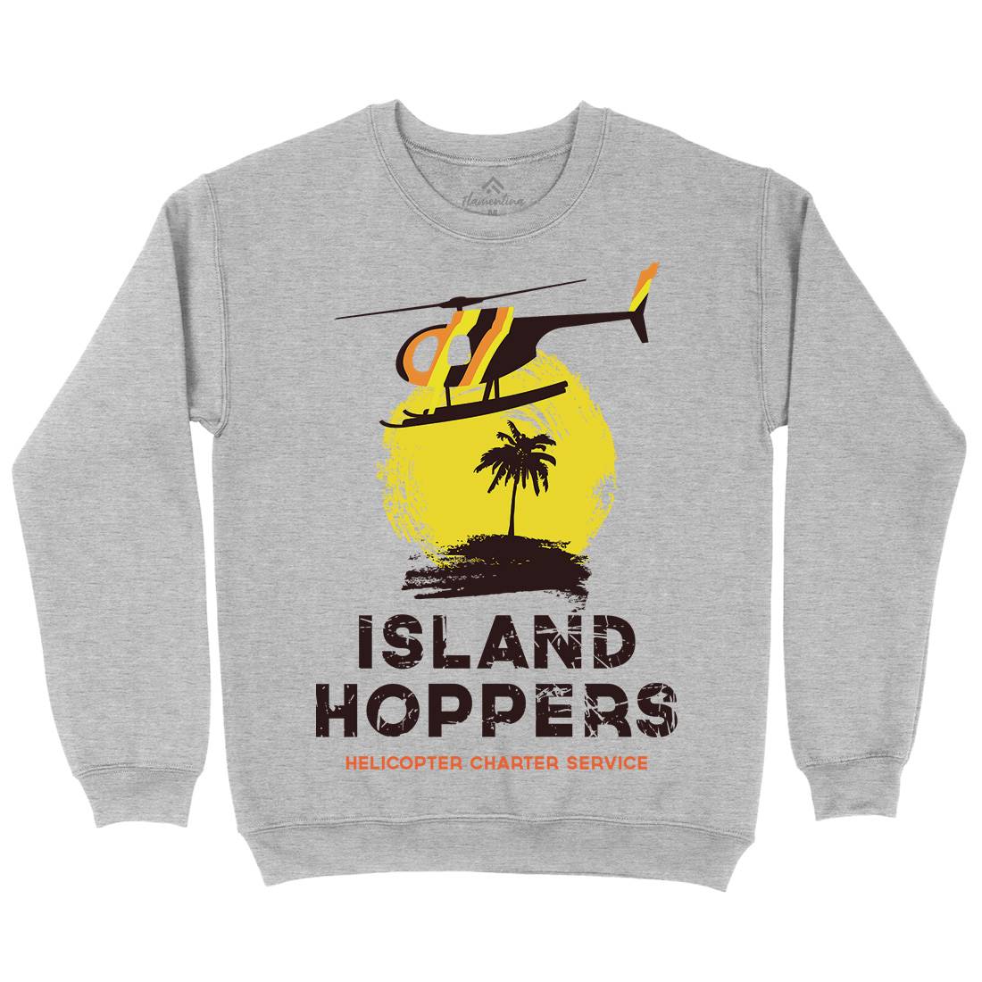 Island Hoppers Mens Crew Neck Sweatshirt Vehicles D117