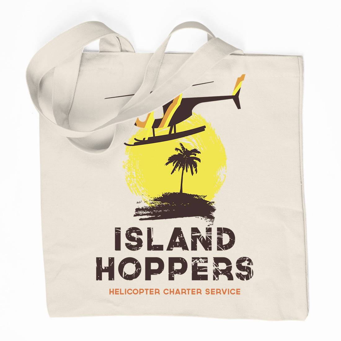Island Hoppers Organic Premium Cotton Tote Bag Vehicles D117