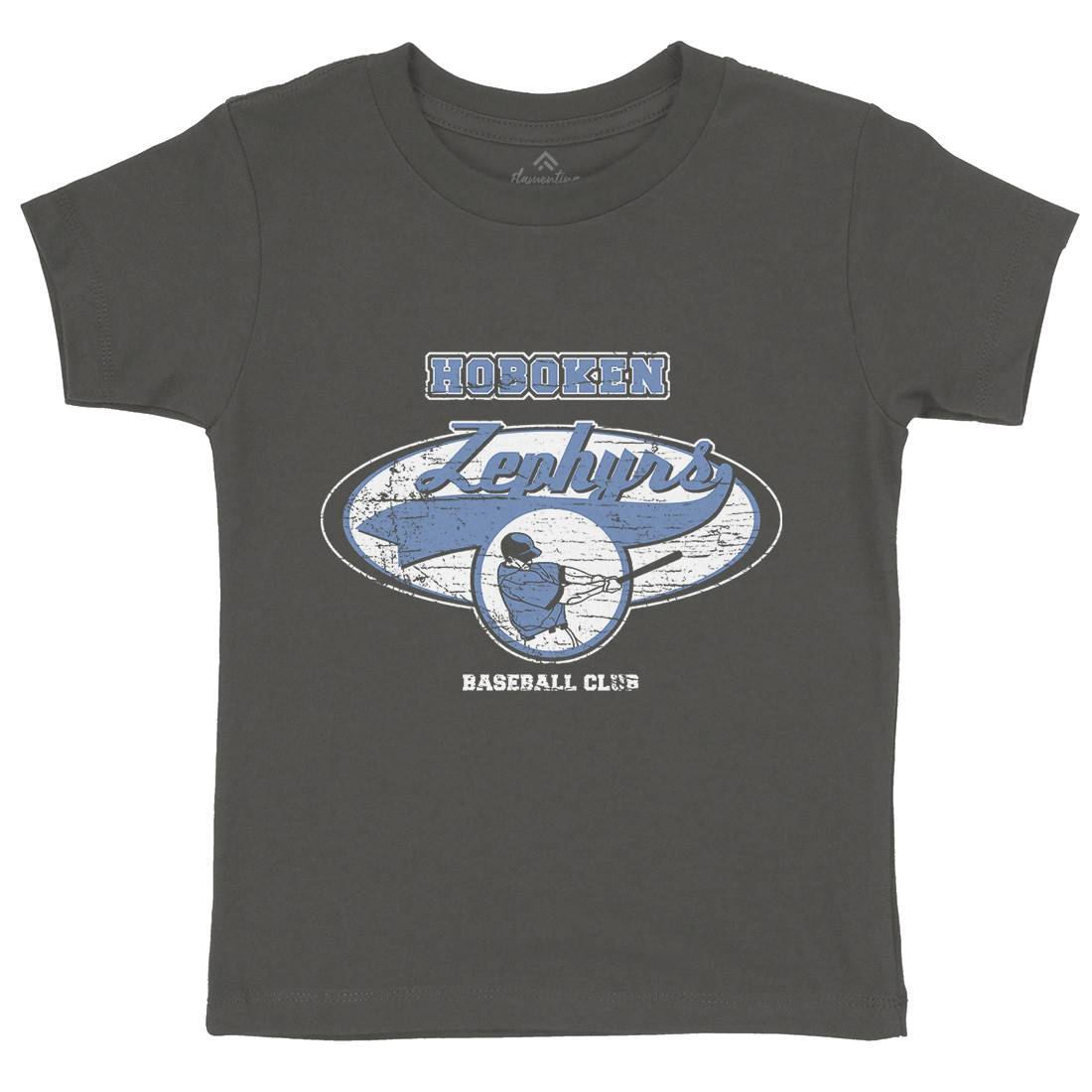 Hoboken Zephyrs Kids Organic Crew Neck T-Shirt Sport D119