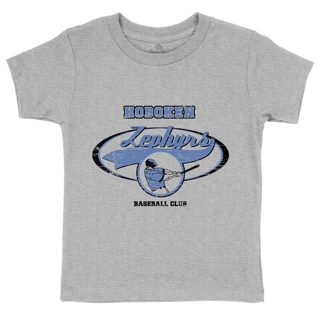 Hoboken Zephyrs Kids Crew Neck T-Shirt Sport D119