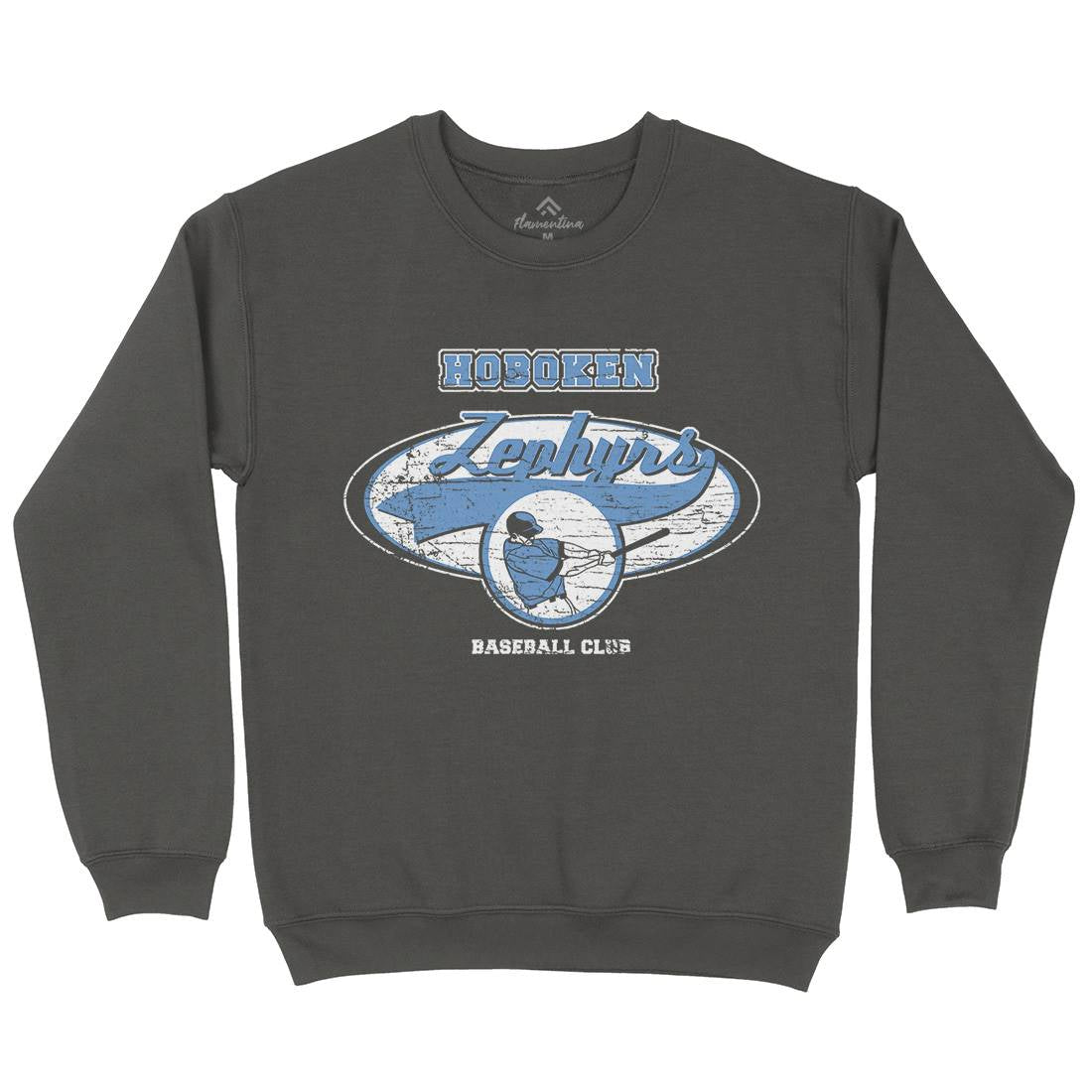 Hoboken Zephyrs Mens Crew Neck Sweatshirt Sport D119