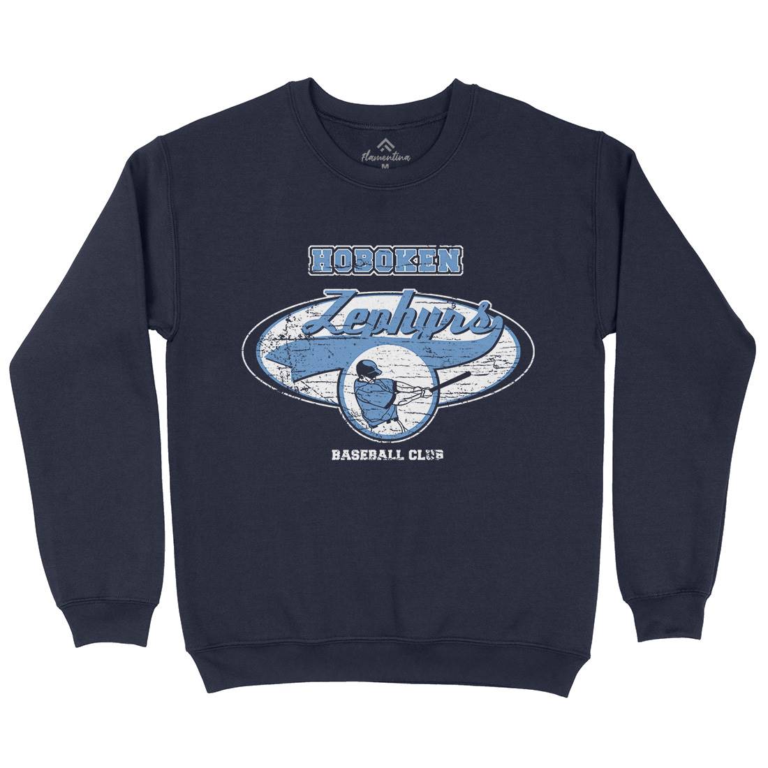 Hoboken Zephyrs Mens Crew Neck Sweatshirt Sport D119