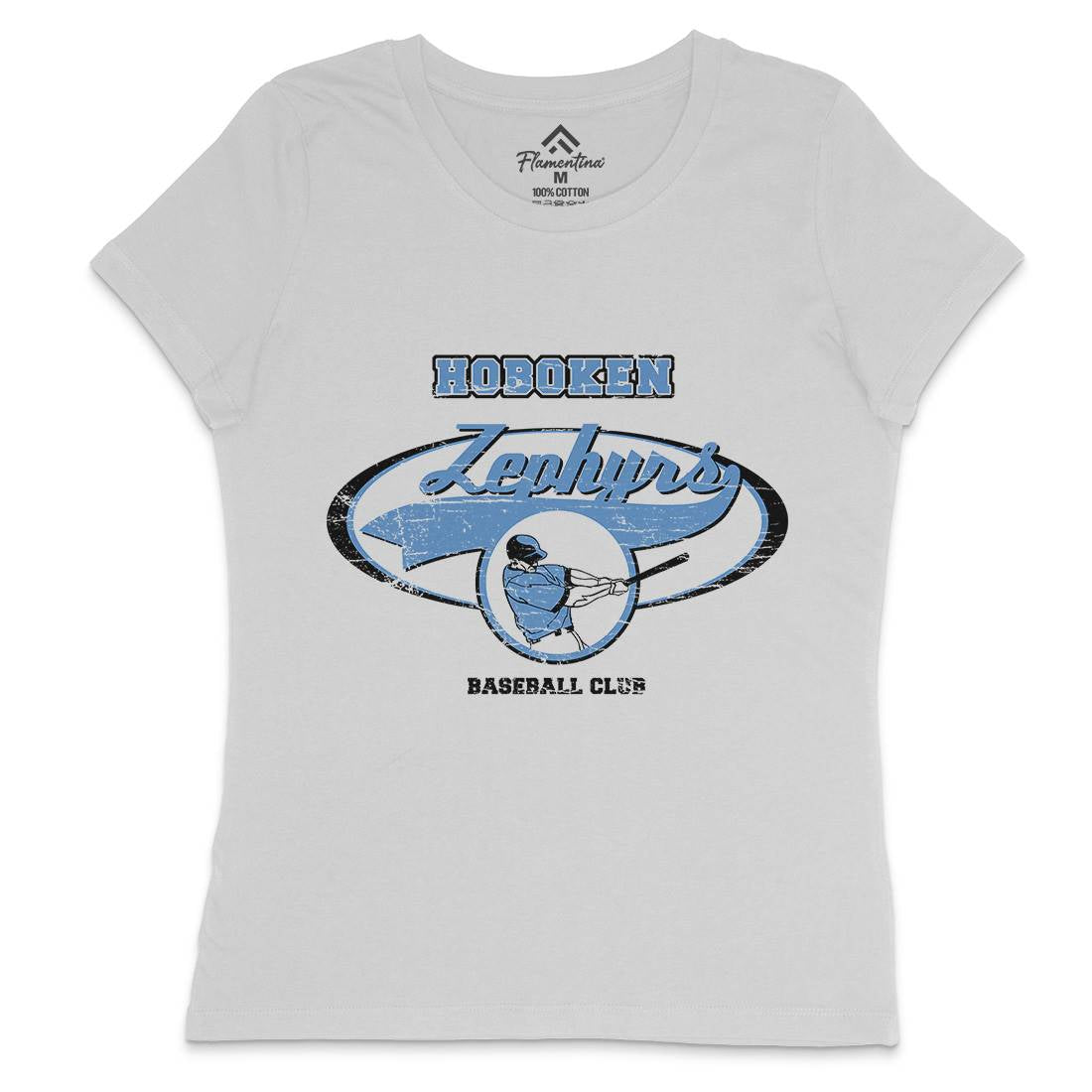 Hoboken Zephyrs Womens Crew Neck T-Shirt Sport D119