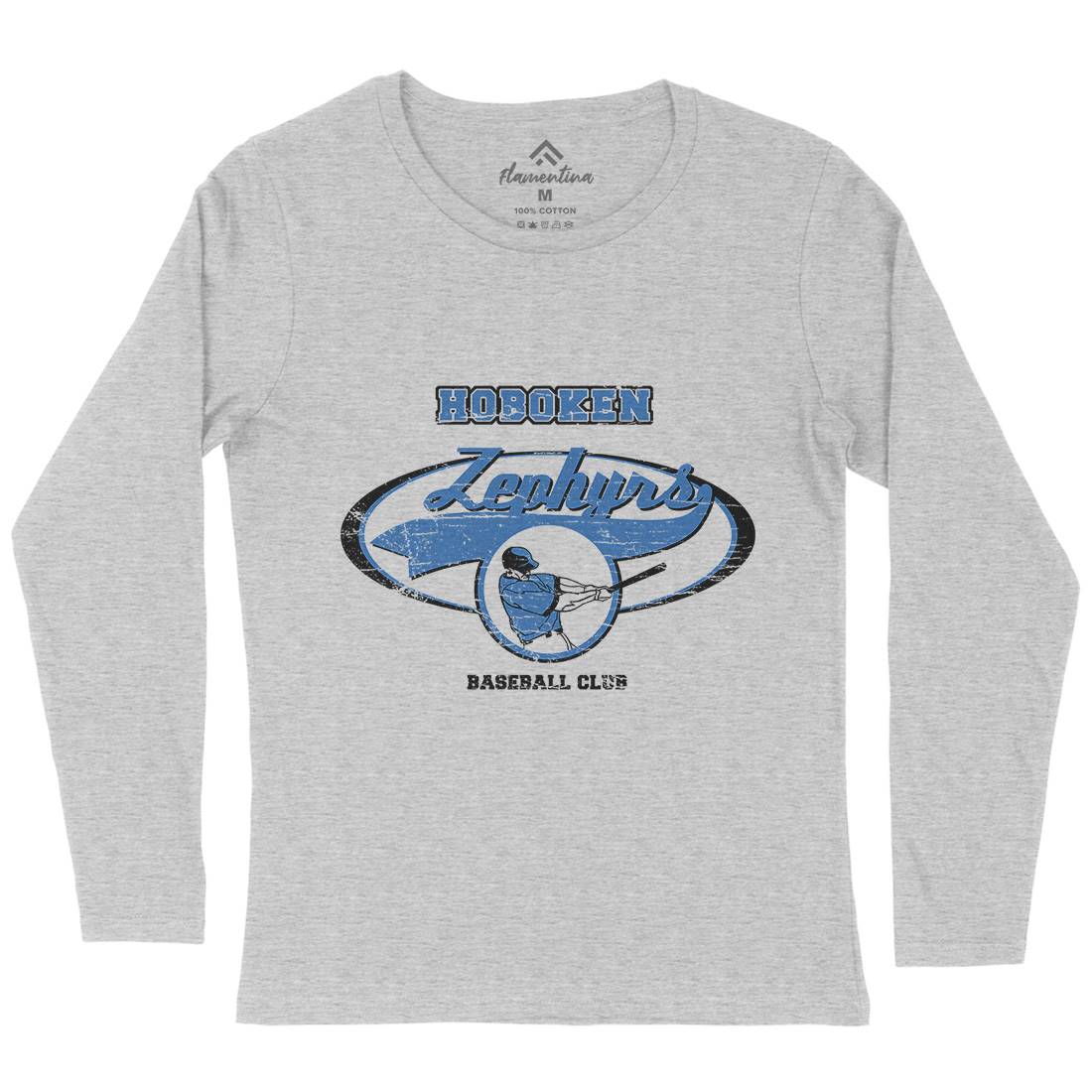 Hoboken Zephyrs Womens Long Sleeve T-Shirt Sport D119