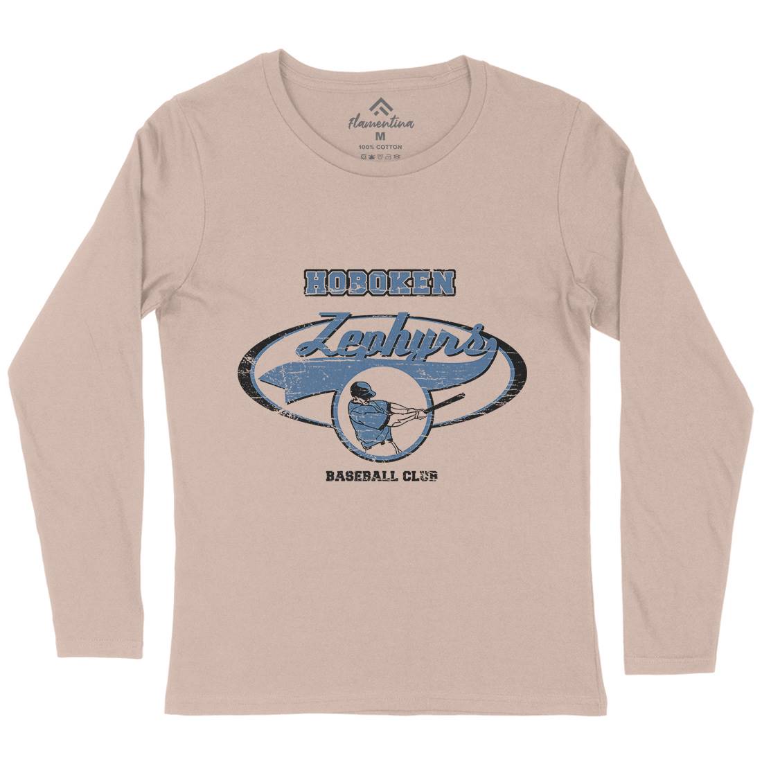 Hoboken Zephyrs Womens Long Sleeve T-Shirt Sport D119