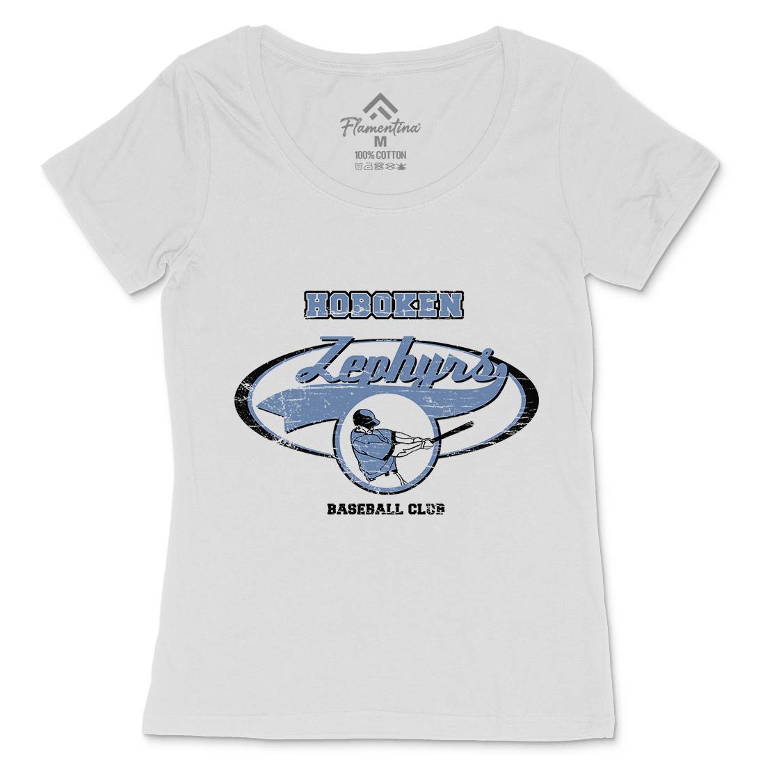 Hoboken Zephyrs Womens Scoop Neck T-Shirt Sport D119