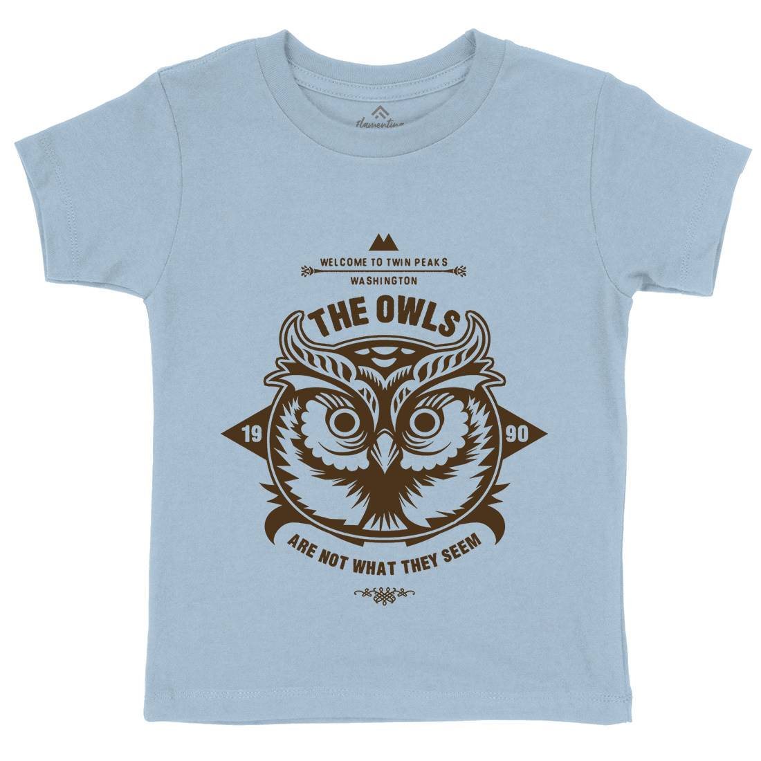 The Owls Kids Crew Neck T-Shirt Animals D120