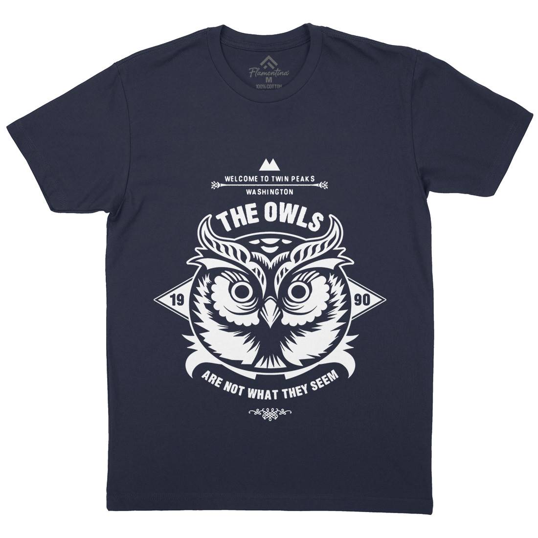 The Owls Mens Crew Neck T-Shirt Animals D120