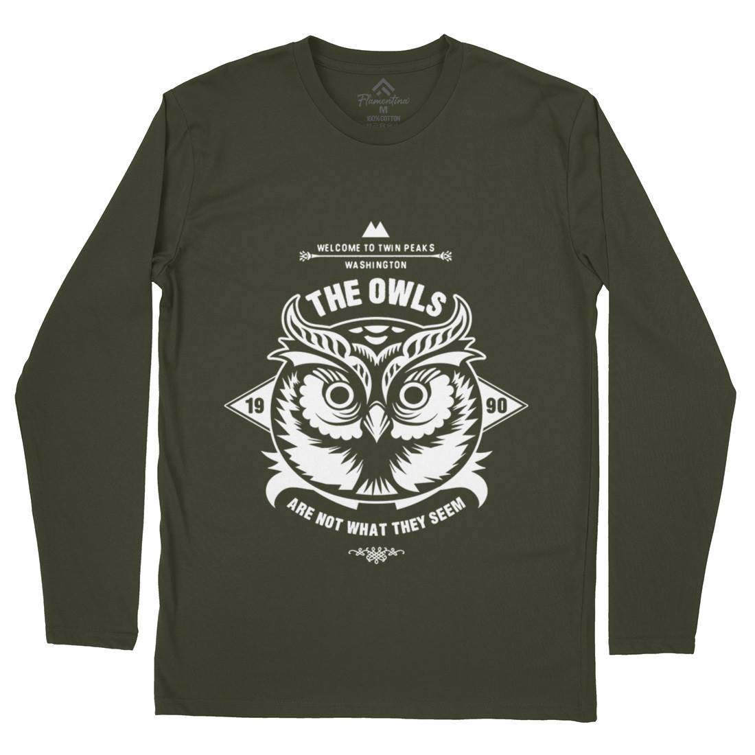 The Owls Mens Long Sleeve T-Shirt Animals D120