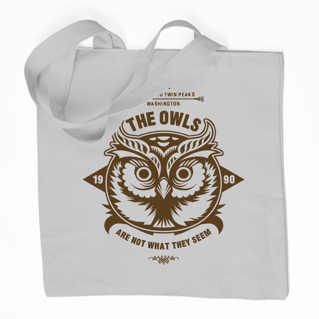 The Owls Organic Premium Cotton Tote Bag Animals D120