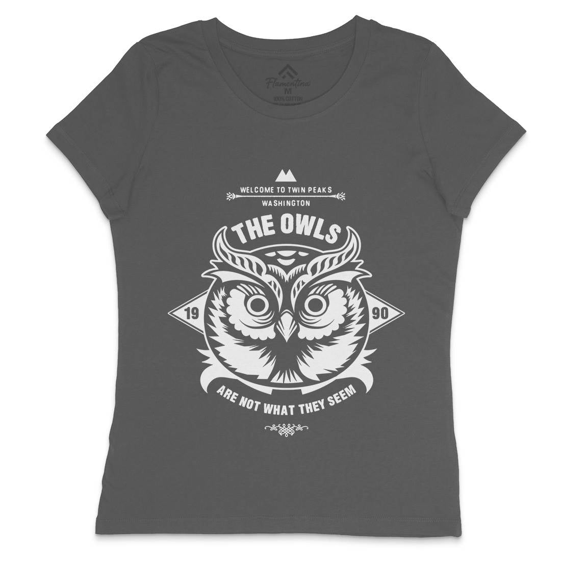 The Owls Womens Crew Neck T-Shirt Animals D120