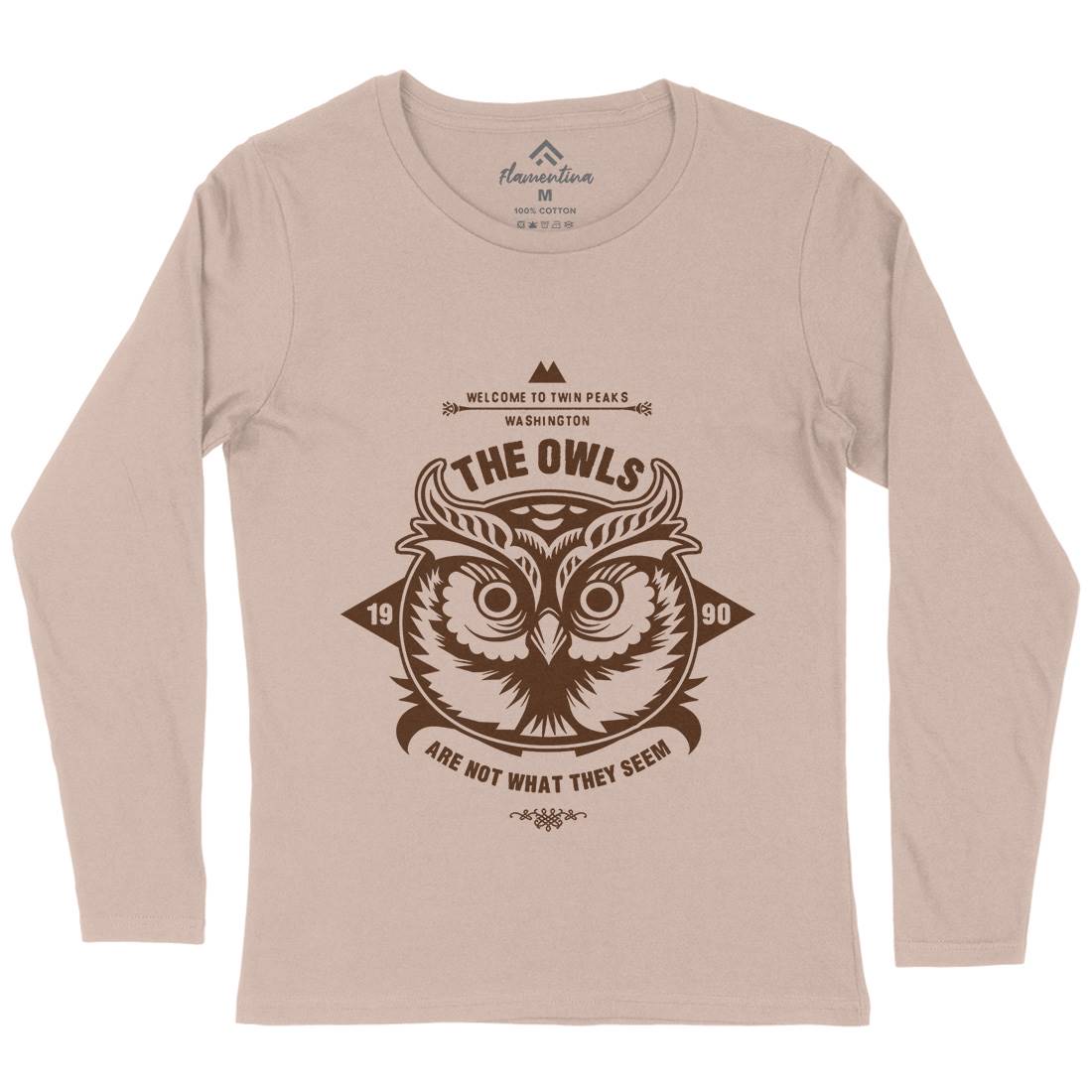The Owls Womens Long Sleeve T-Shirt Animals D120