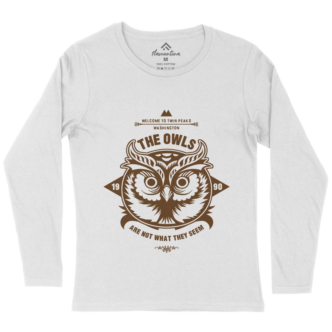 The Owls Womens Long Sleeve T-Shirt Animals D120