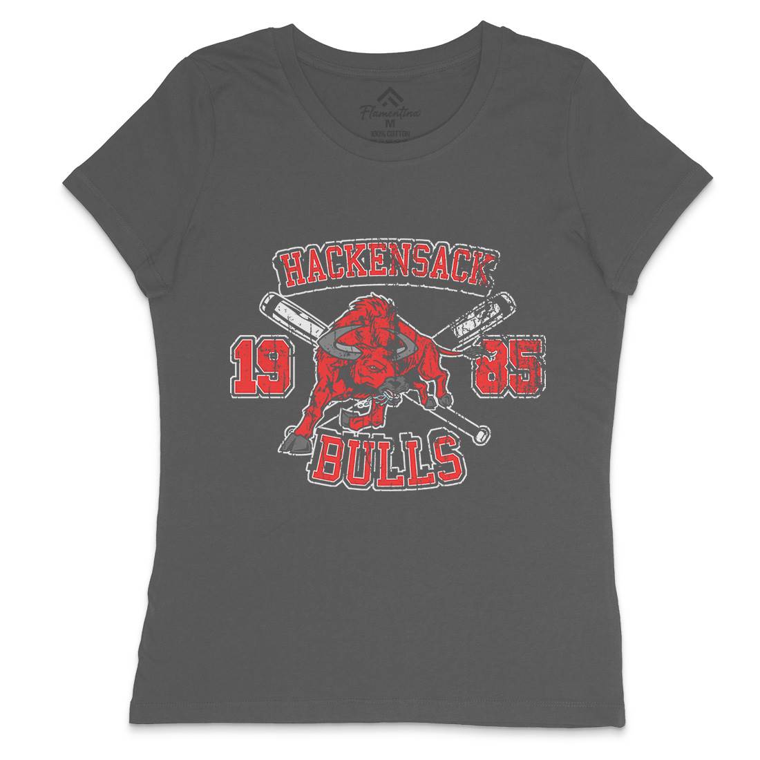 Hackensack Bulls Womens Crew Neck T-Shirt Sport D121