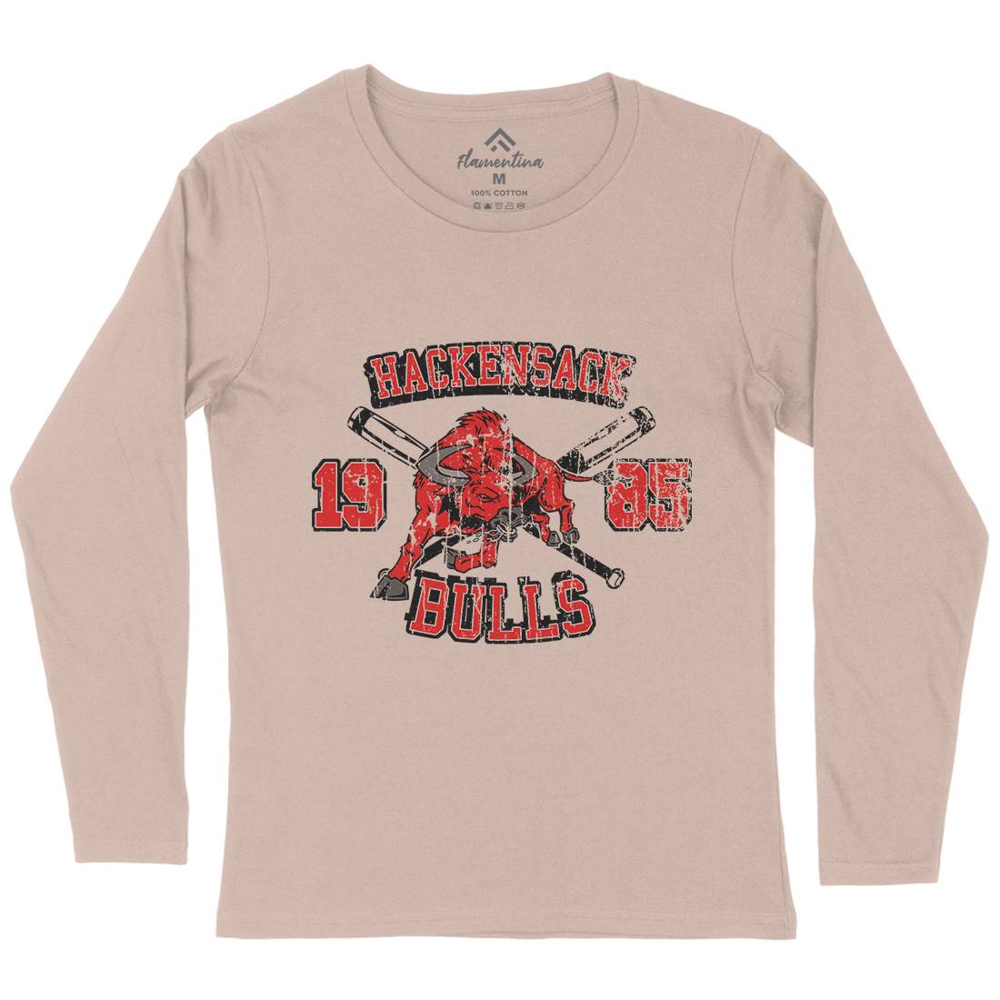 Hackensack Bulls Womens Long Sleeve T-Shirt Sport D121