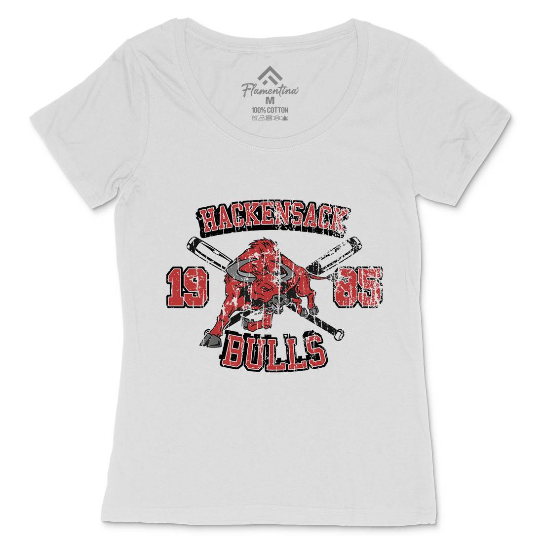 Hackensack Bulls Womens Scoop Neck T-Shirt Sport D121