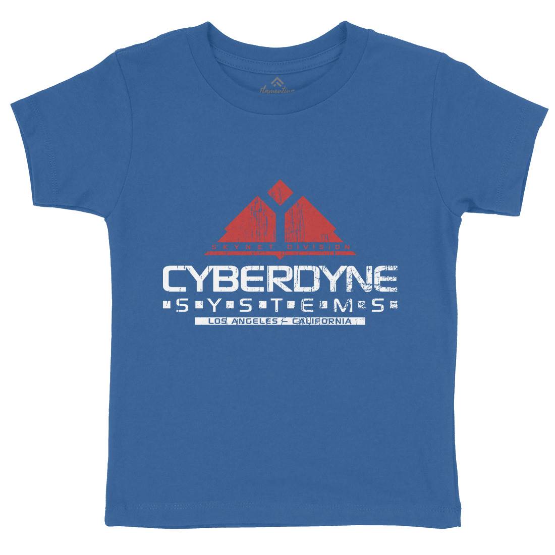 Cyberdyne Systems Kids Organic Crew Neck T-Shirt Space D122