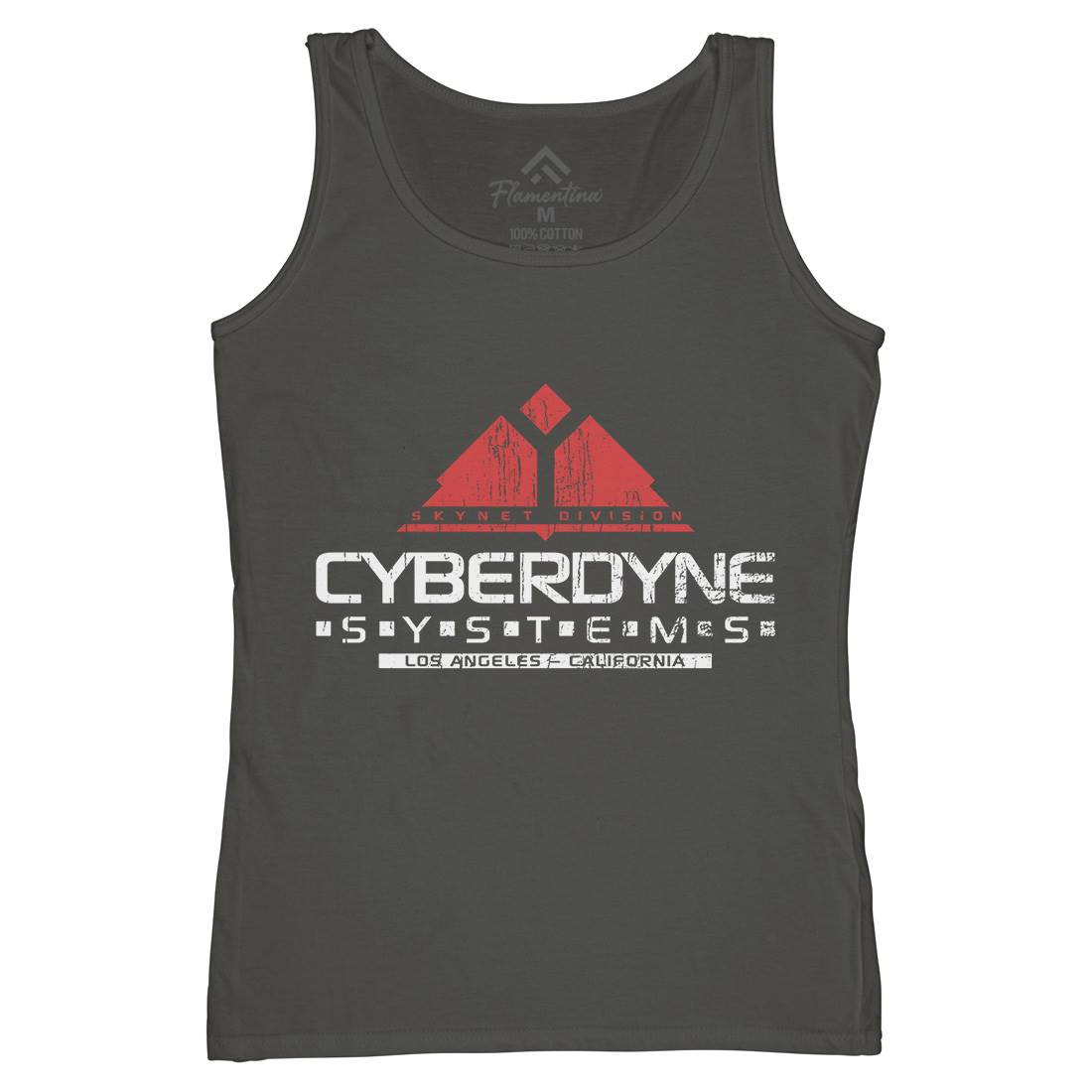 Cyberdyne Systems Womens Organic Tank Top Vest Space D122