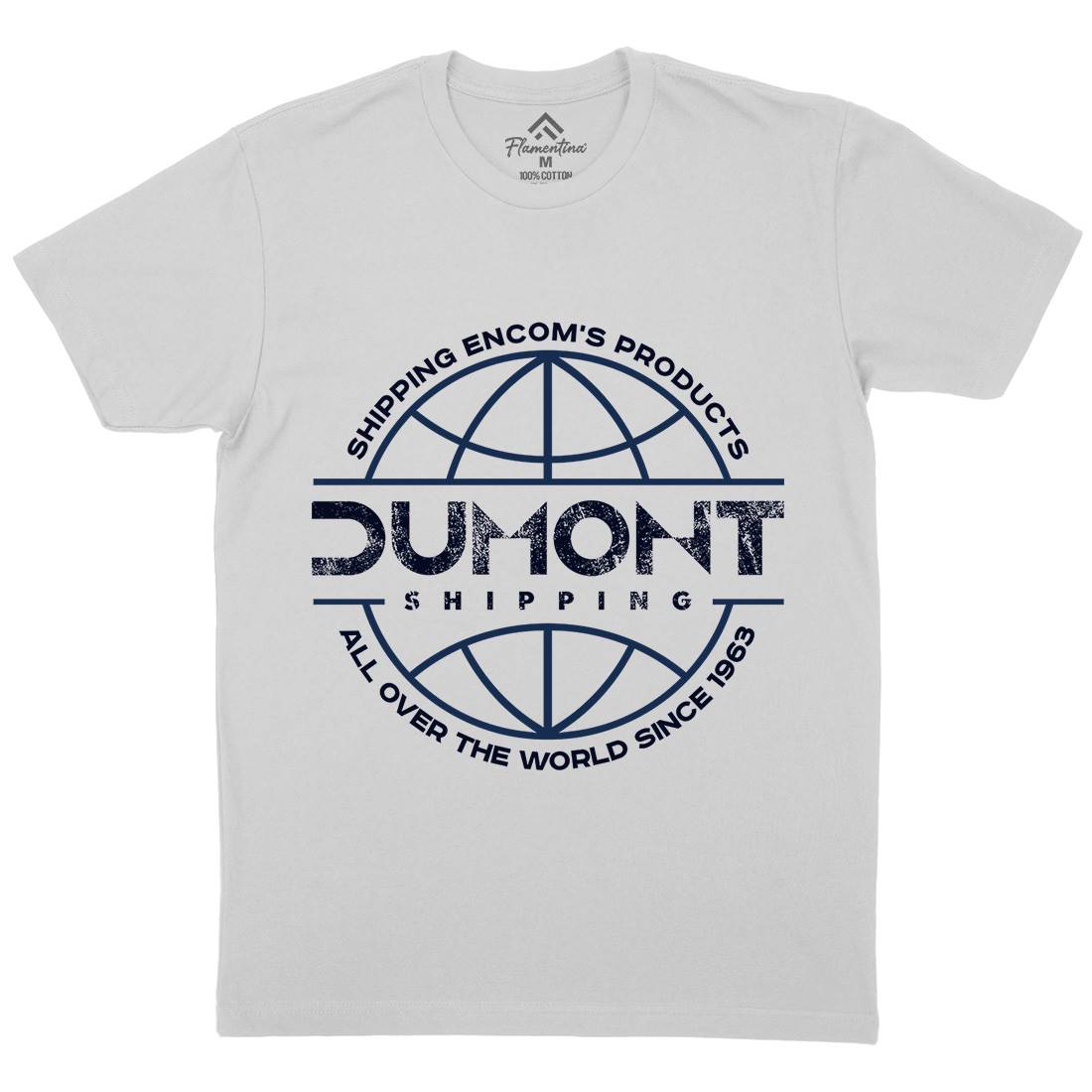Dumont Shipping Mens Crew Neck T-Shirt Space D123