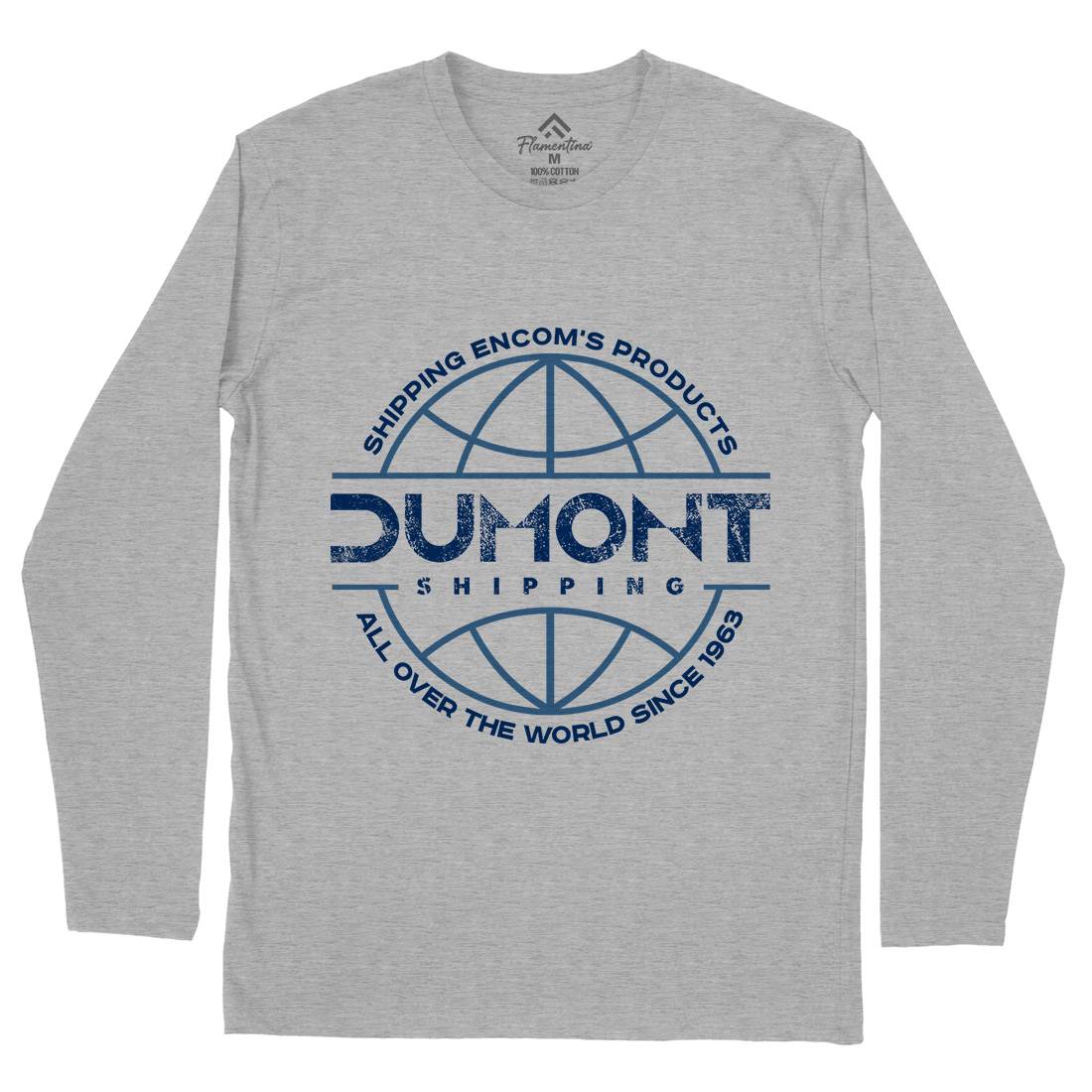 Dumont Shipping Mens Long Sleeve T-Shirt Space D123
