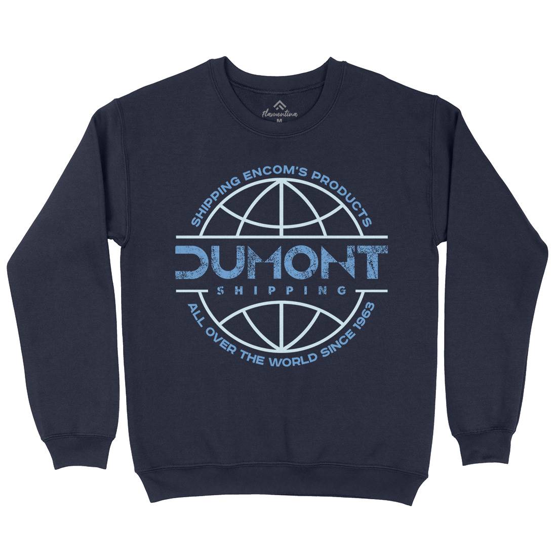 Dumont Shipping Mens Crew Neck Sweatshirt Space D123