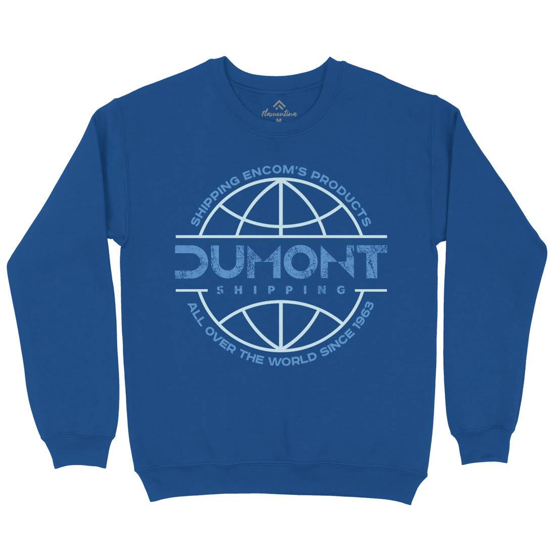 Dumont Shipping Mens Crew Neck Sweatshirt Space D123