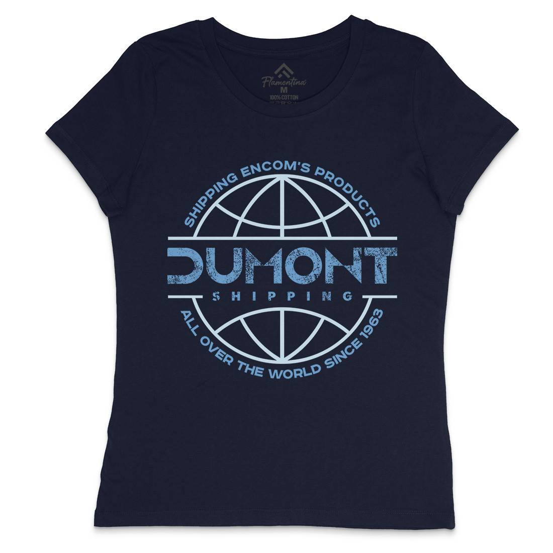 Dumont Shipping Womens Crew Neck T-Shirt Space D123