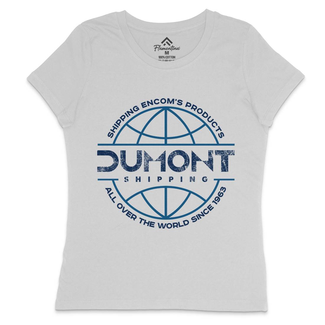 Dumont Shipping Womens Crew Neck T-Shirt Space D123