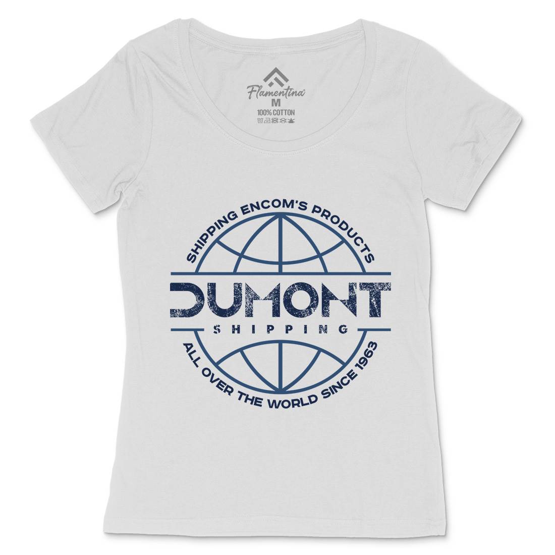 Dumont Shipping Womens Scoop Neck T-Shirt Space D123
