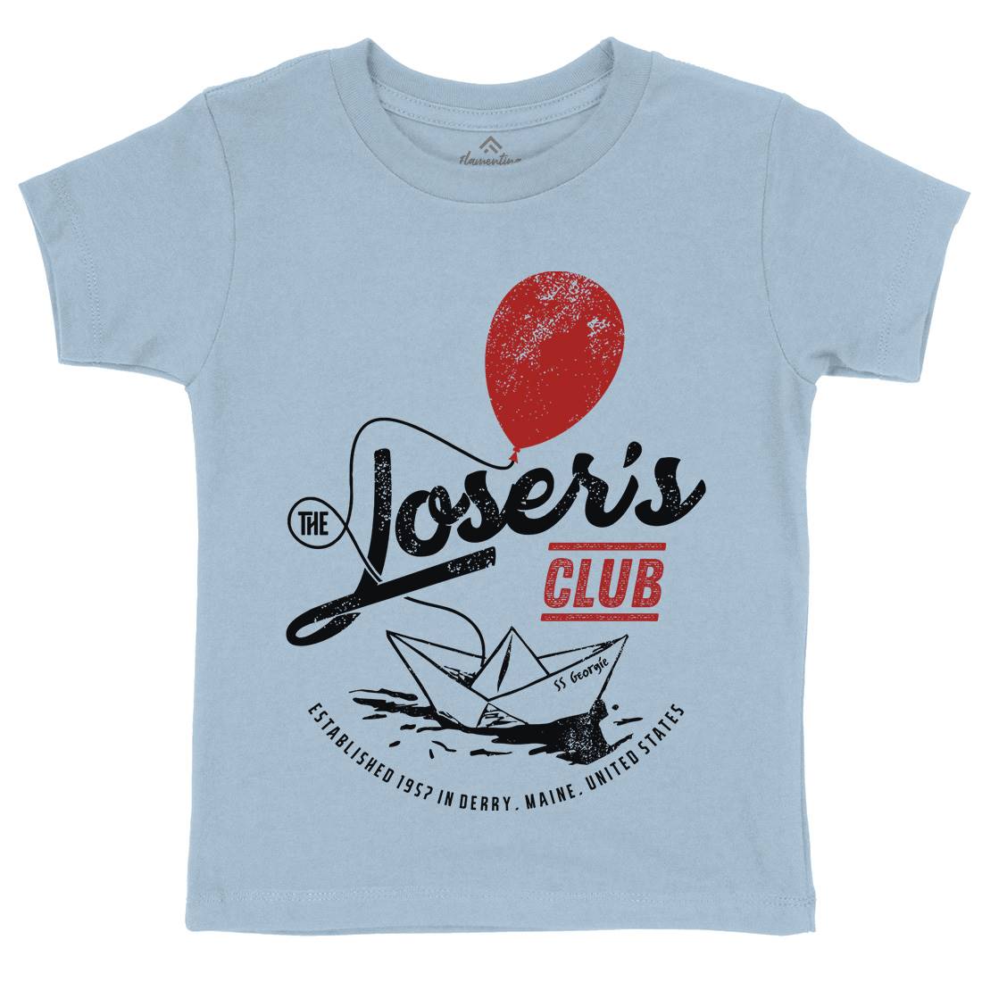 Losers Club Kids Crew Neck T-Shirt Horror D125