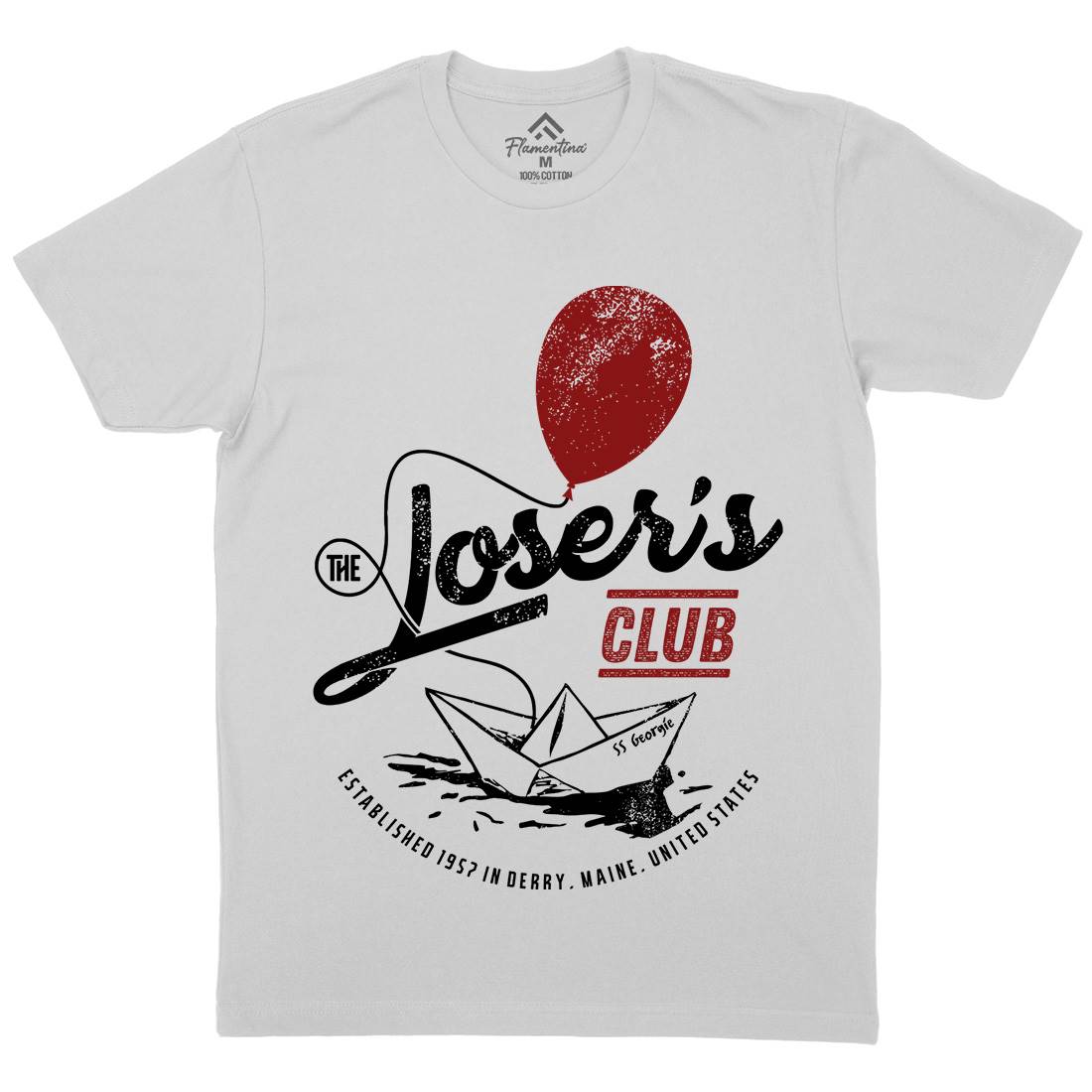 Losers Club Mens Crew Neck T-Shirt Horror D125