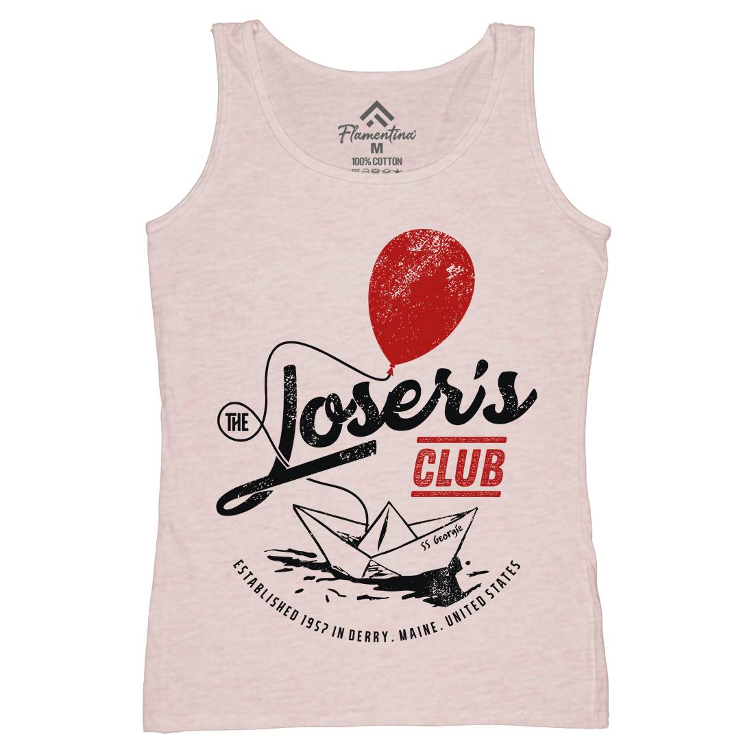 Losers Club Womens Organic Tank Top Vest Horror D125