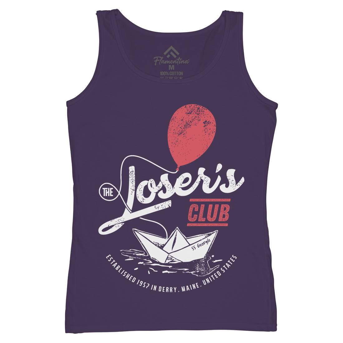 Losers Club Womens Organic Tank Top Vest Horror D125