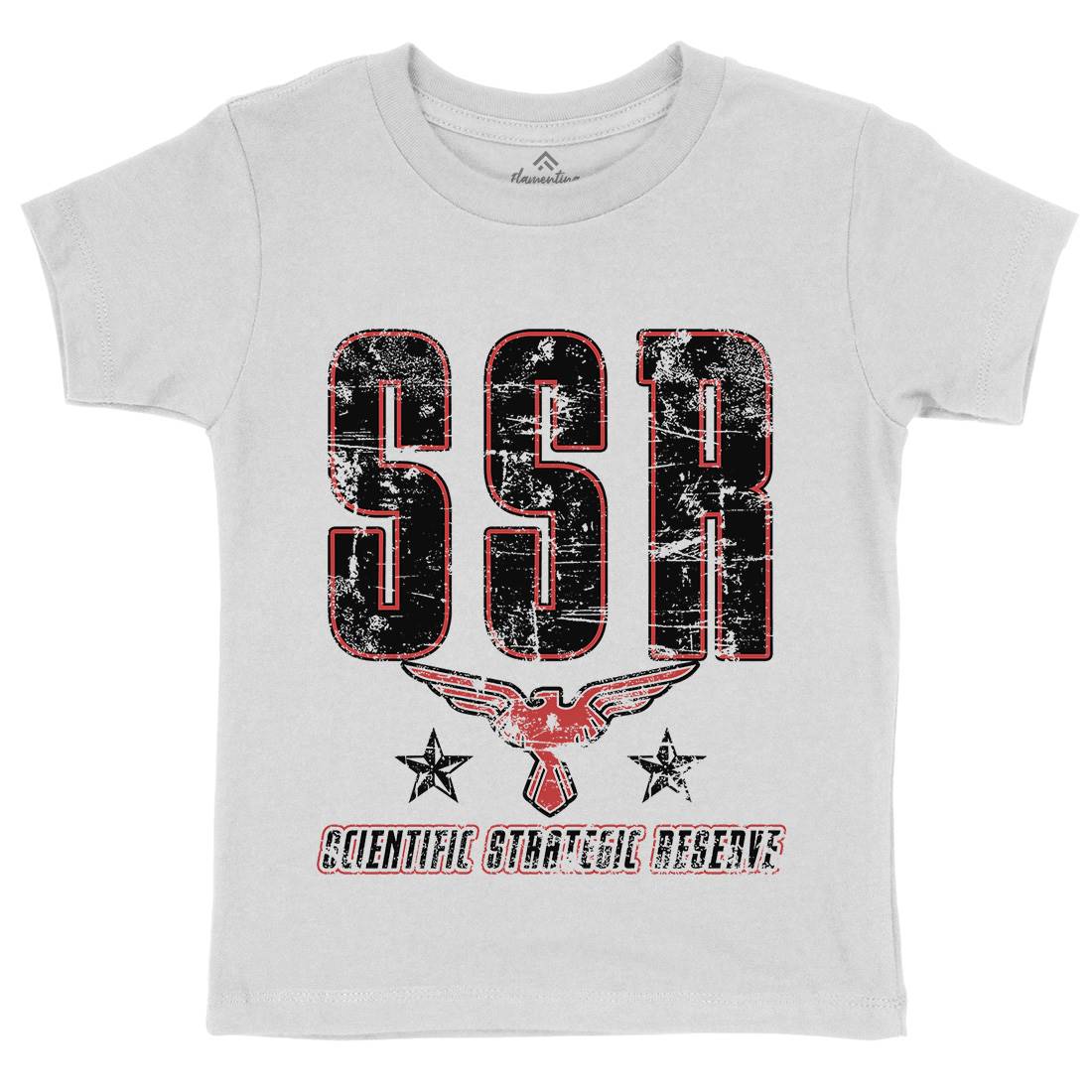 Ssr Kids Organic Crew Neck T-Shirt Space D127
