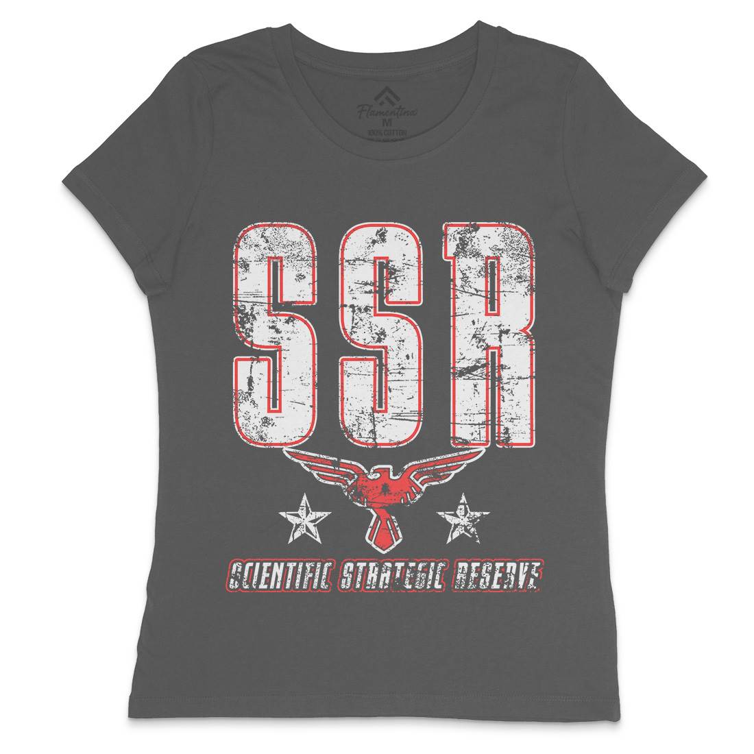 Ssr Womens Crew Neck T-Shirt Space D127