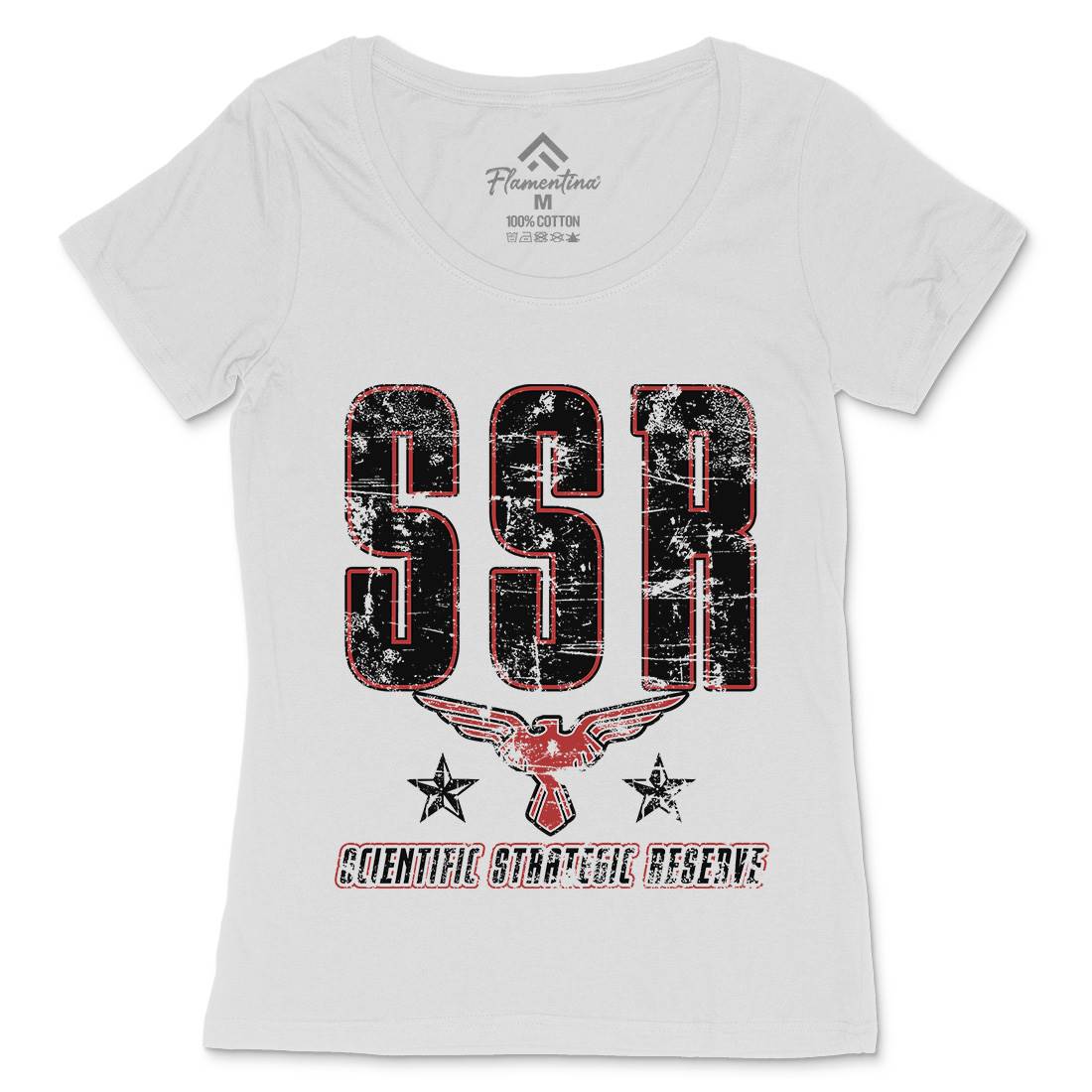 Ssr Womens Scoop Neck T-Shirt Space D127