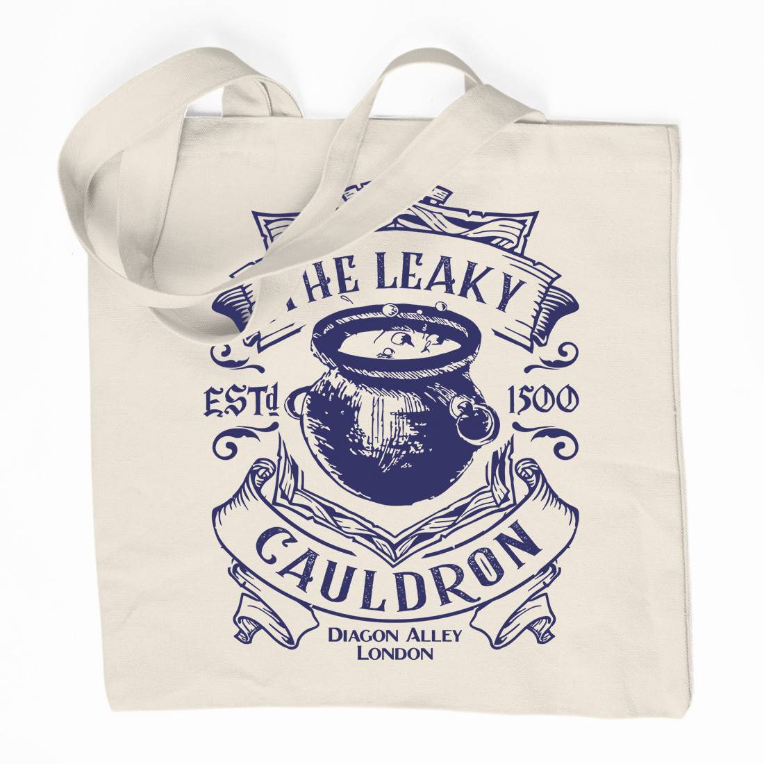 Leaky Cauldron Organic Premium Cotton Tote Bag Space D128