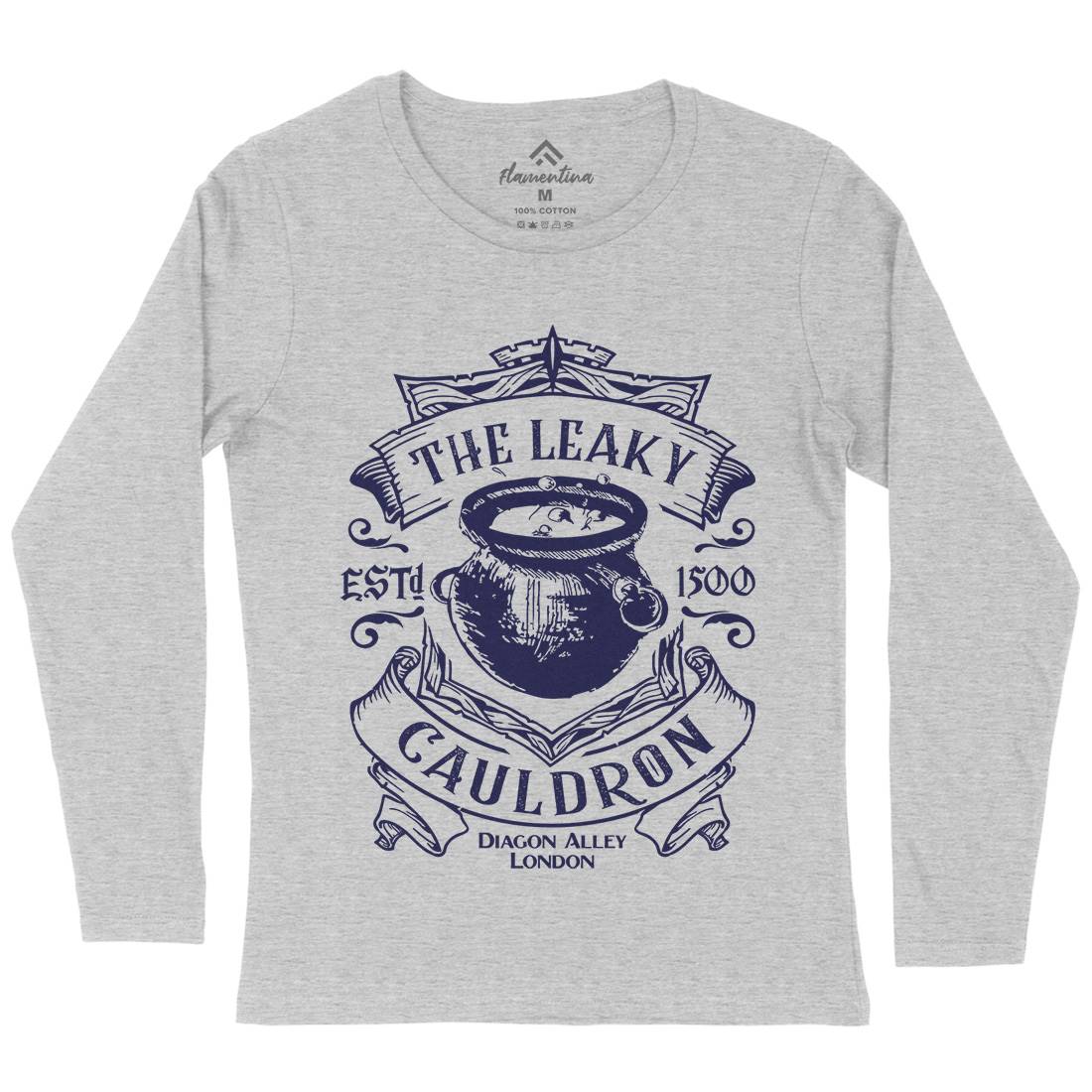 Leaky Cauldron Womens Long Sleeve T-Shirt Space D128