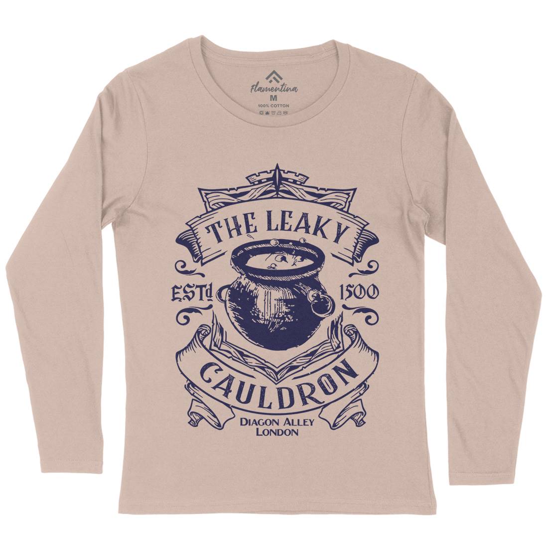 Leaky Cauldron Womens Long Sleeve T-Shirt Space D128