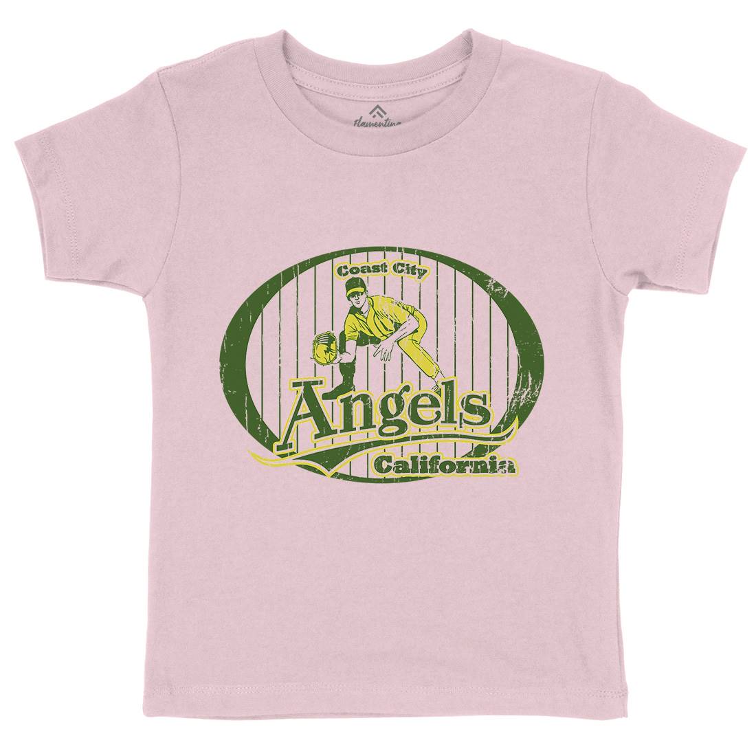 Coast City Angels Kids Crew Neck T-Shirt Sport D129