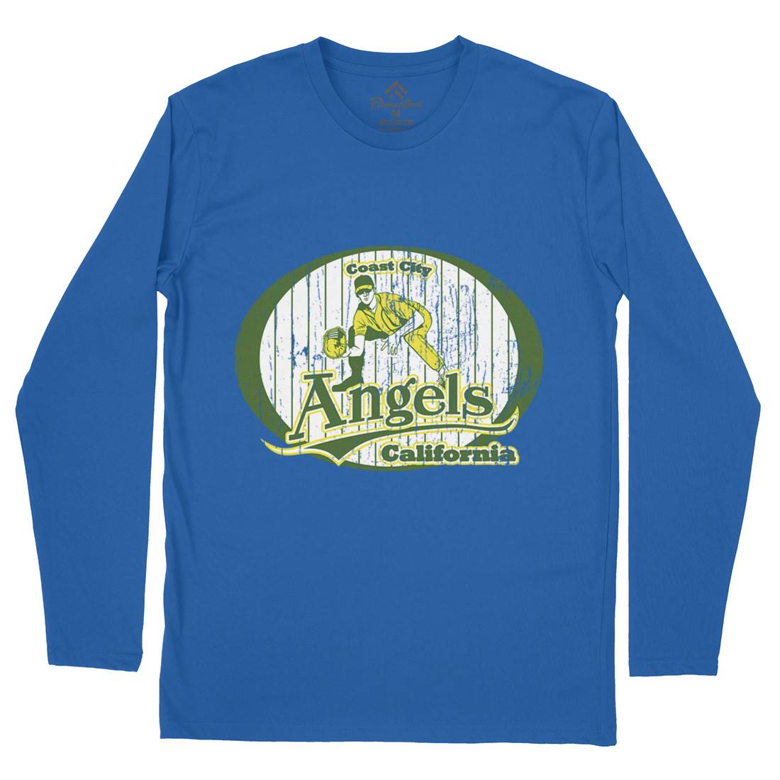 Coast City Angels Mens Long Sleeve T-Shirt Sport D129
