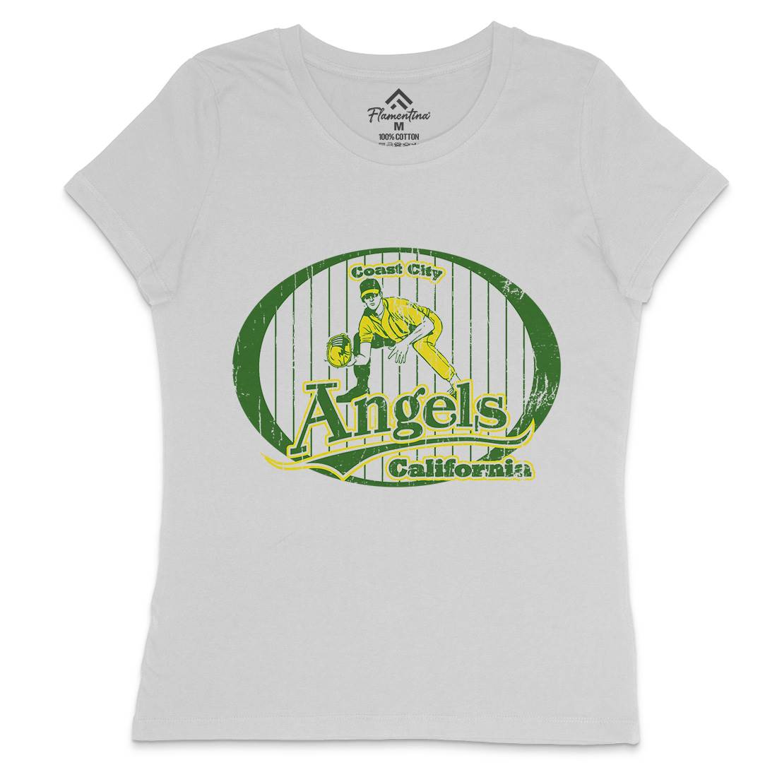 Coast City Angels Womens Crew Neck T-Shirt Sport D129
