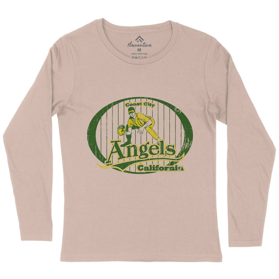 Coast City Angels Womens Long Sleeve T-Shirt Sport D129